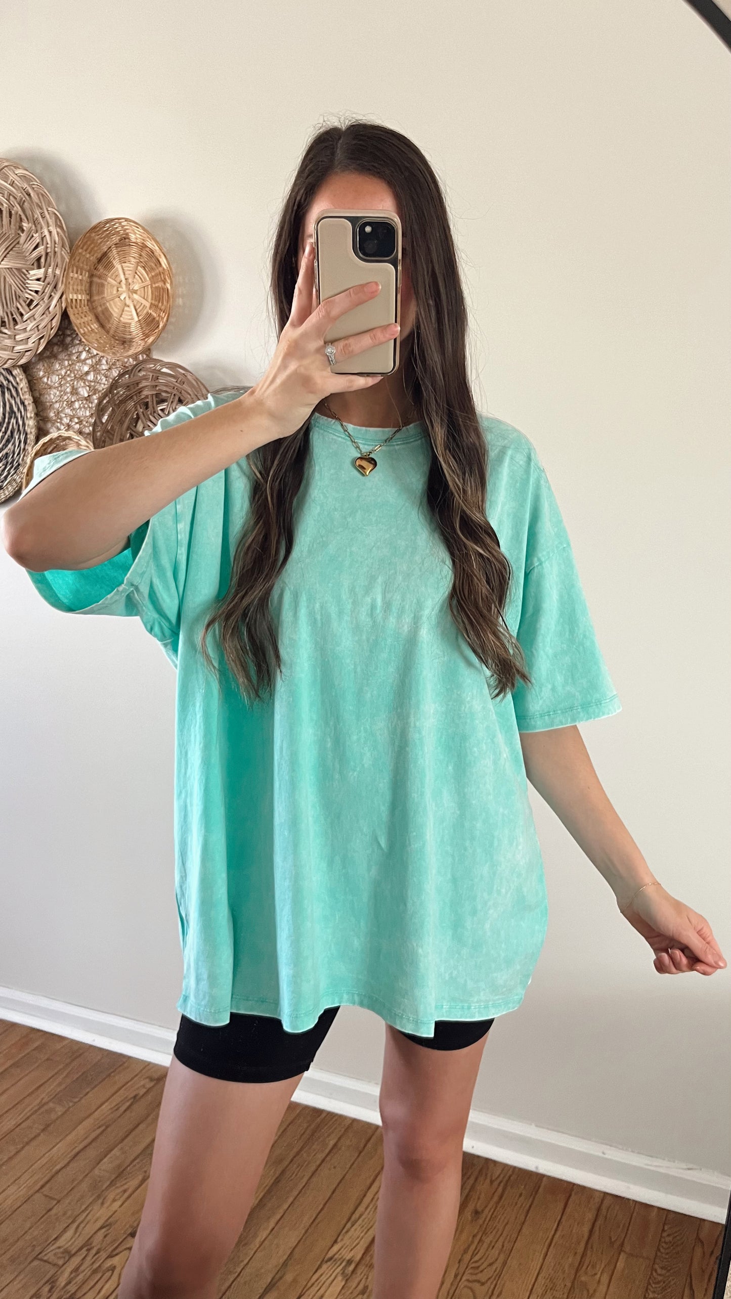 Oversized Boyfriend Tee / Mint