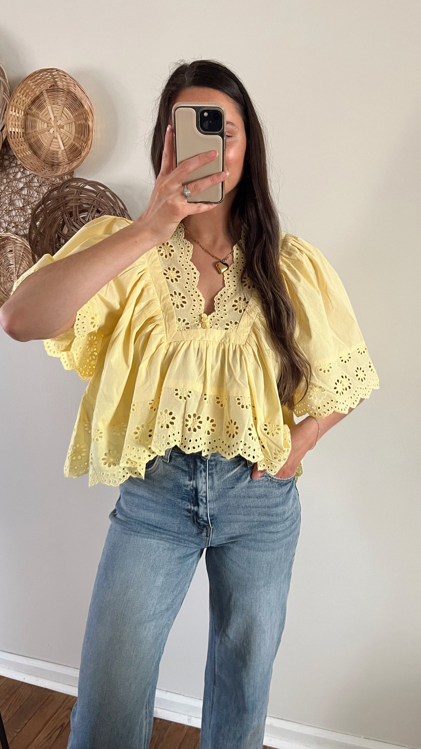Sunshine Eyelet Blouse