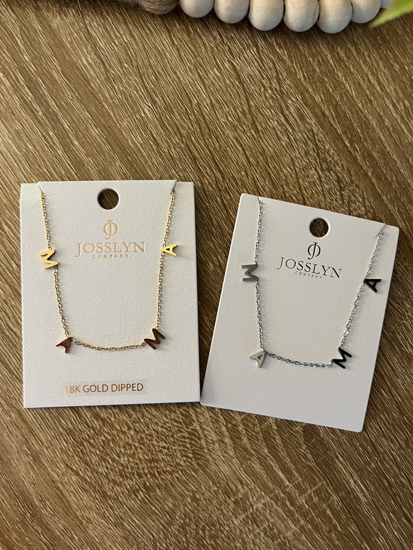 MAMA necklace / Gold & Silver