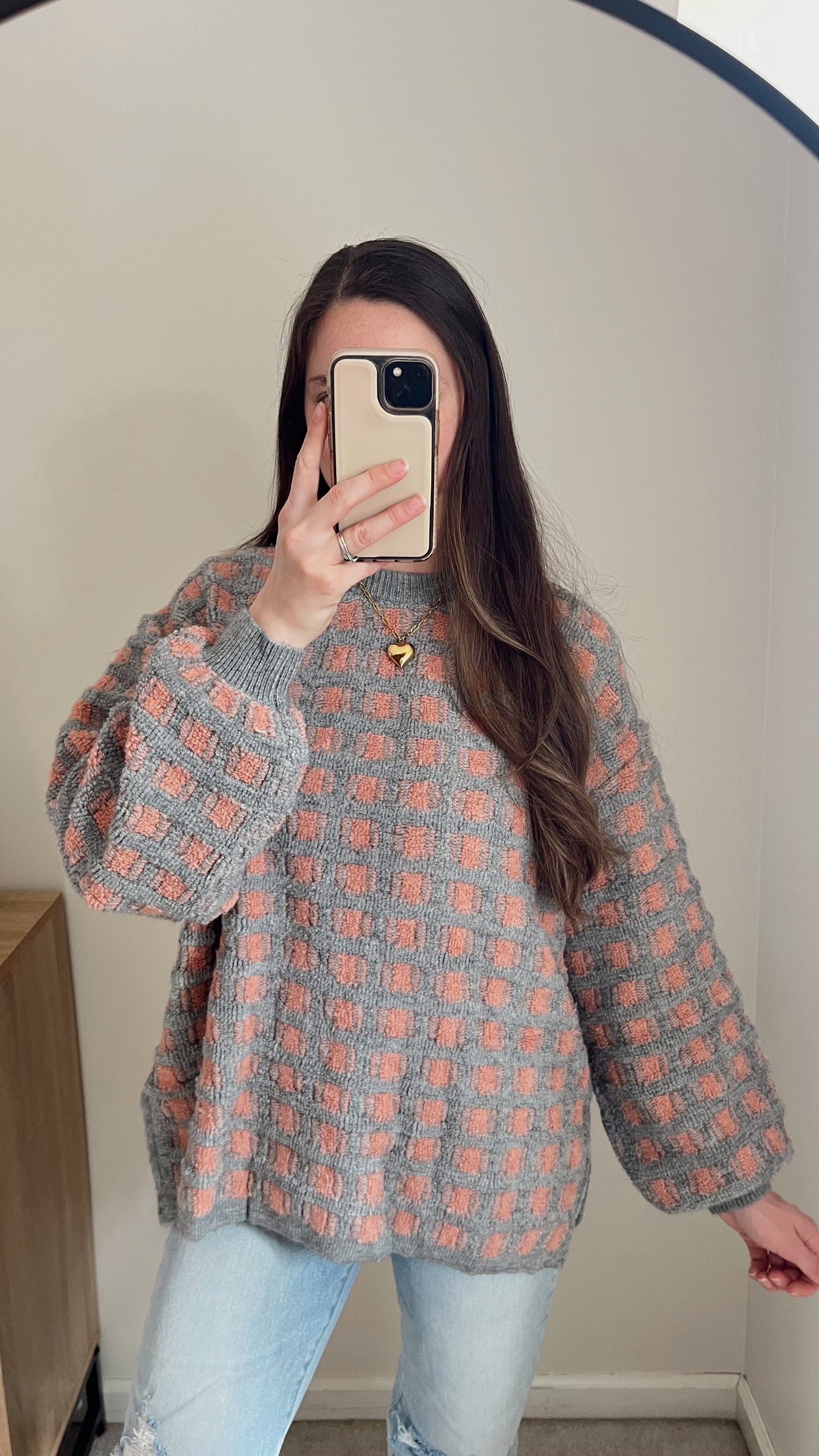 Cameron Checkered Sweater