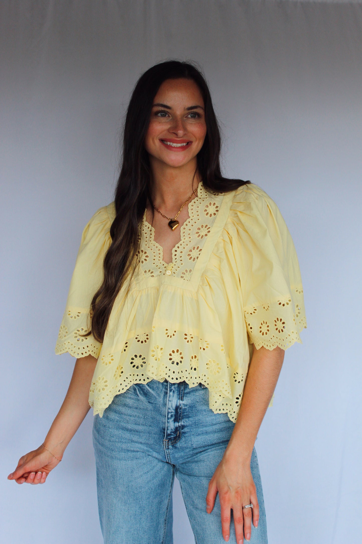 Sunshine Eyelet Blouse