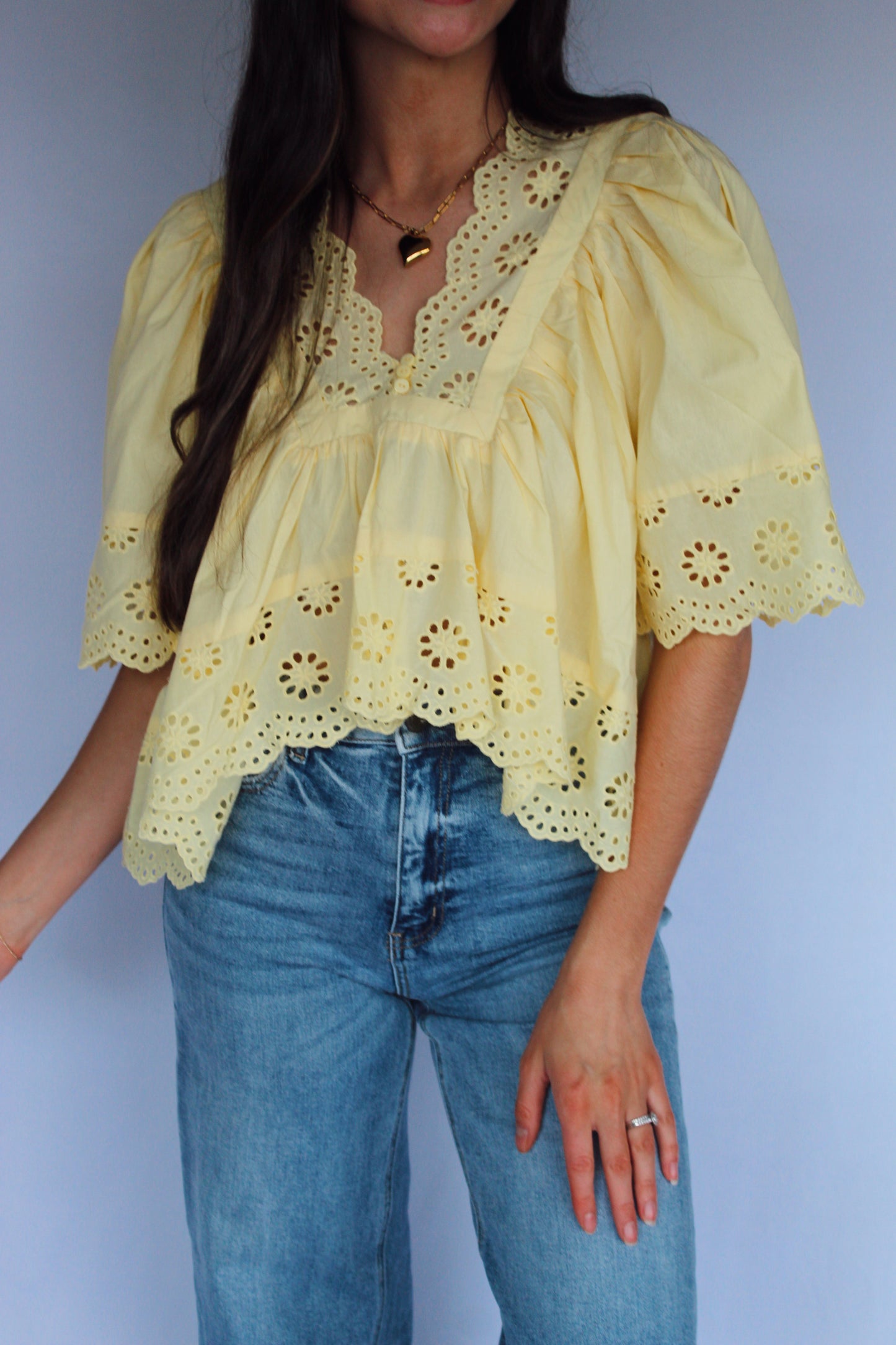 Sunshine Eyelet Blouse