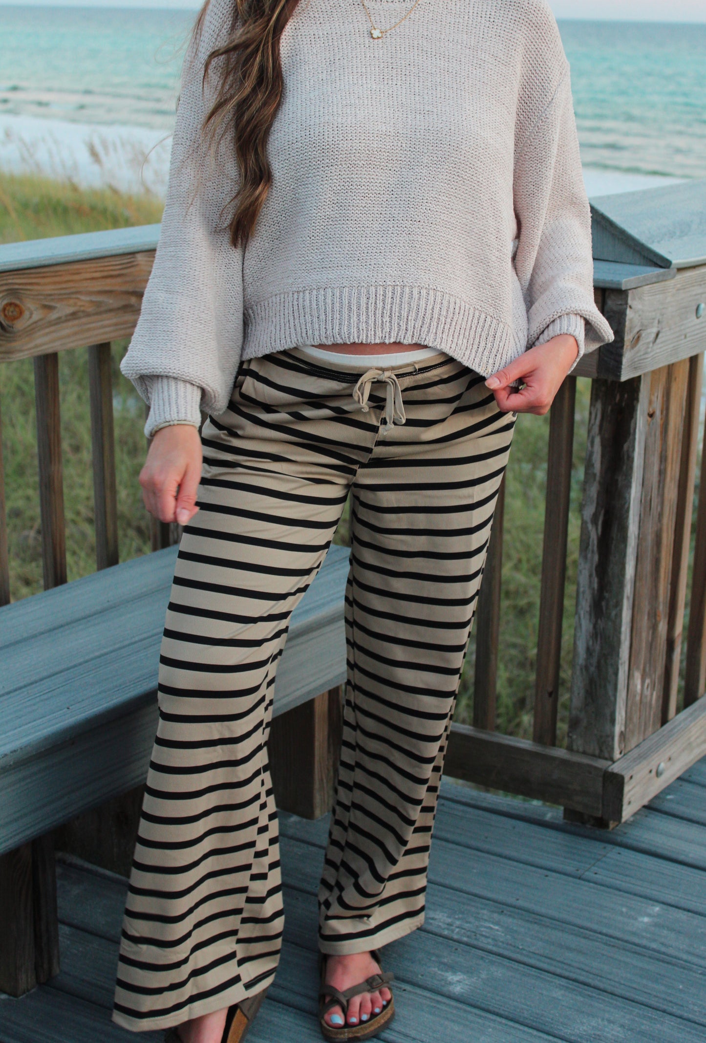 Hallie Striped Pants