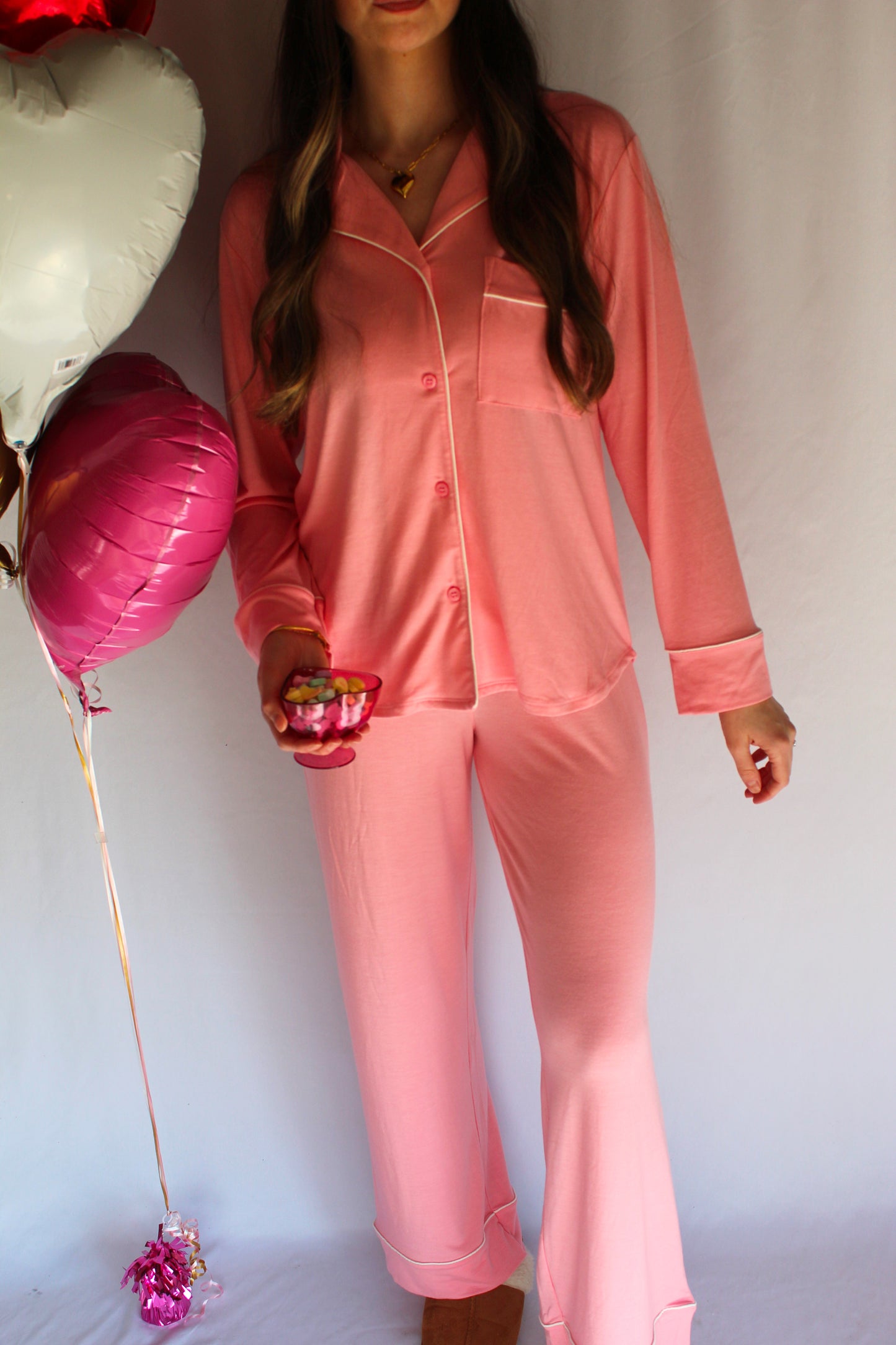 Ultra Soft PJ Set / Pink