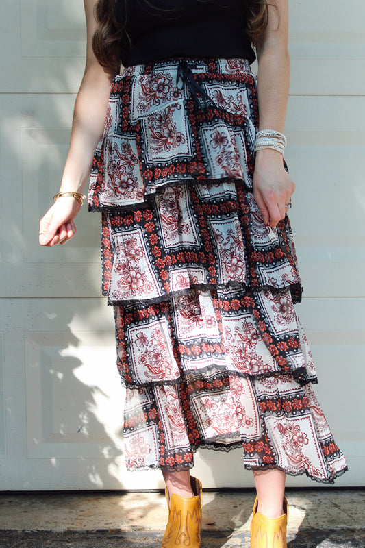 Rustic Charm Maxi Skirt