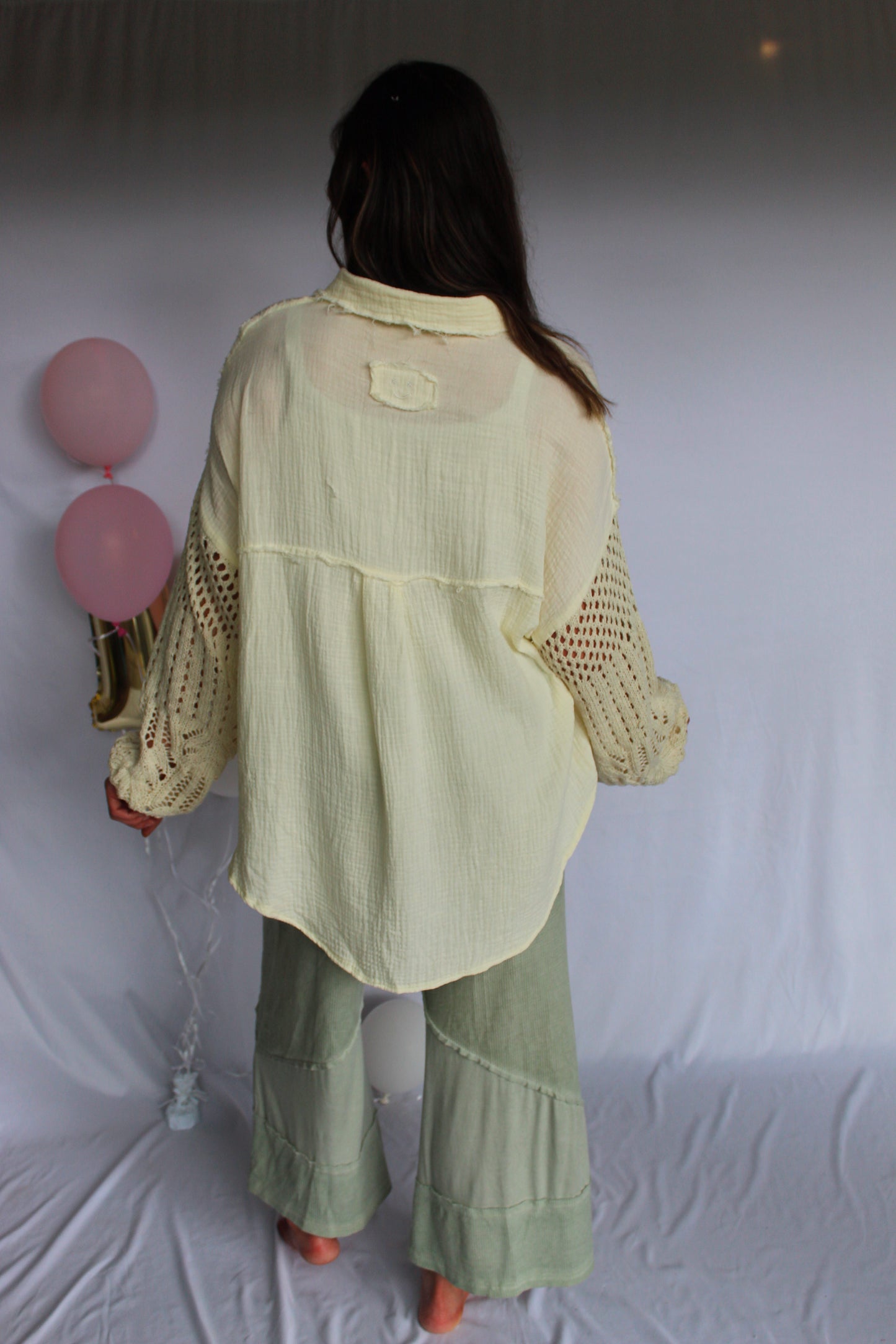 Carly Gauze Button Down