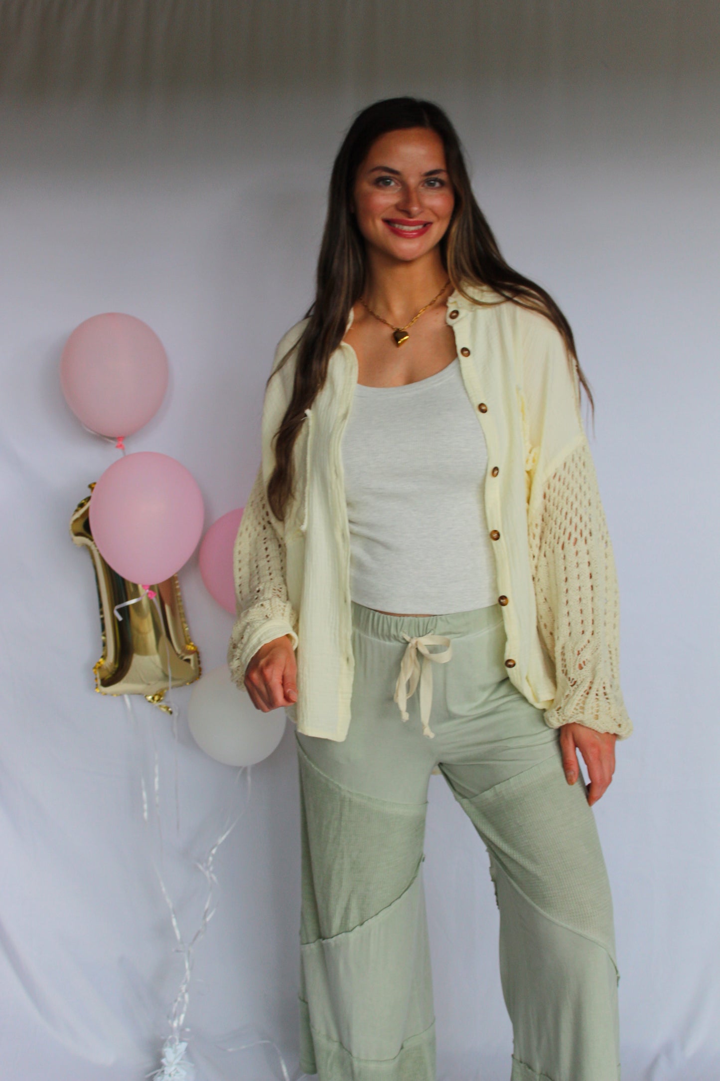 Carly Gauze Button Down