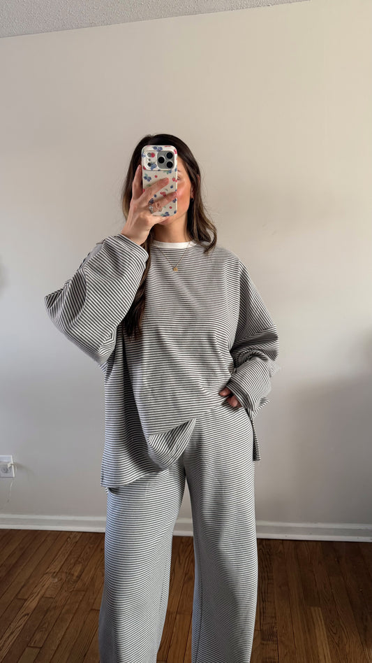 Weekend Fleece Pullover / Charcoal