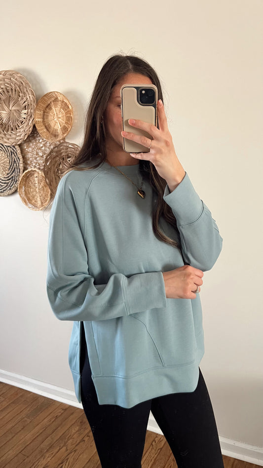 Scuba Pullover / Blue Grey