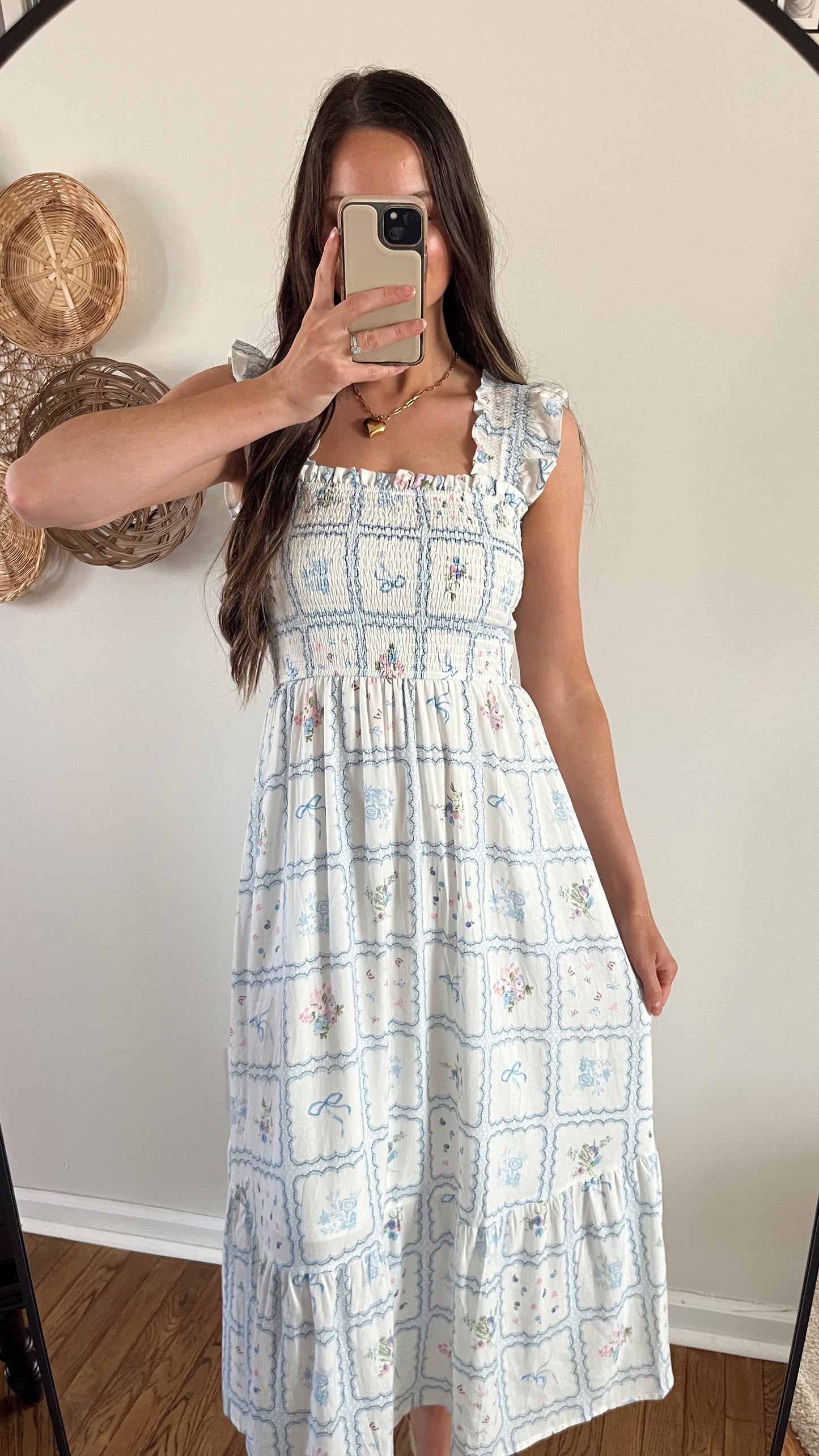 Whimsical Garden Maxi Dress