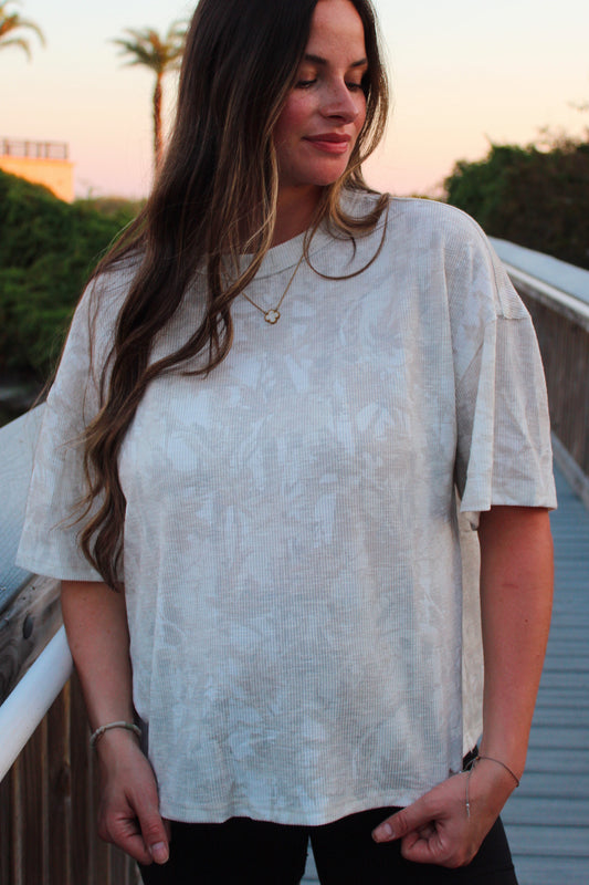 Camo Ribbed Tee