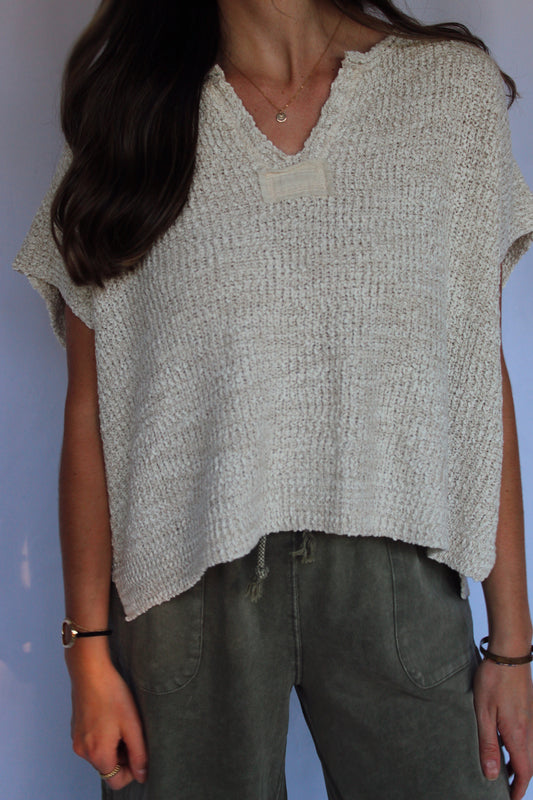 Karly Knit Top / Sand