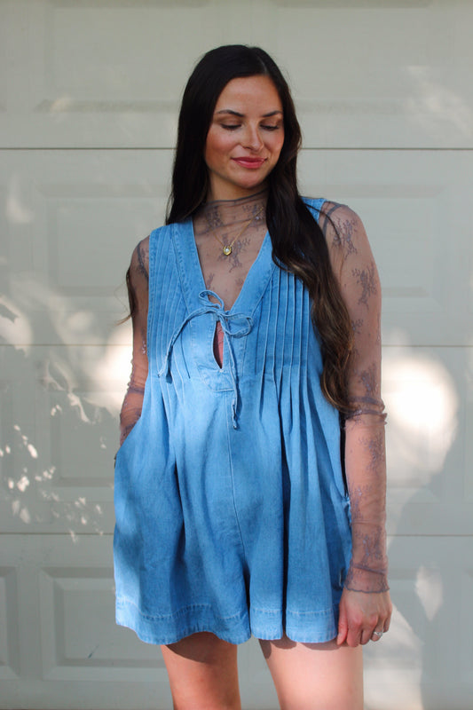 Tilly Denim Romper
