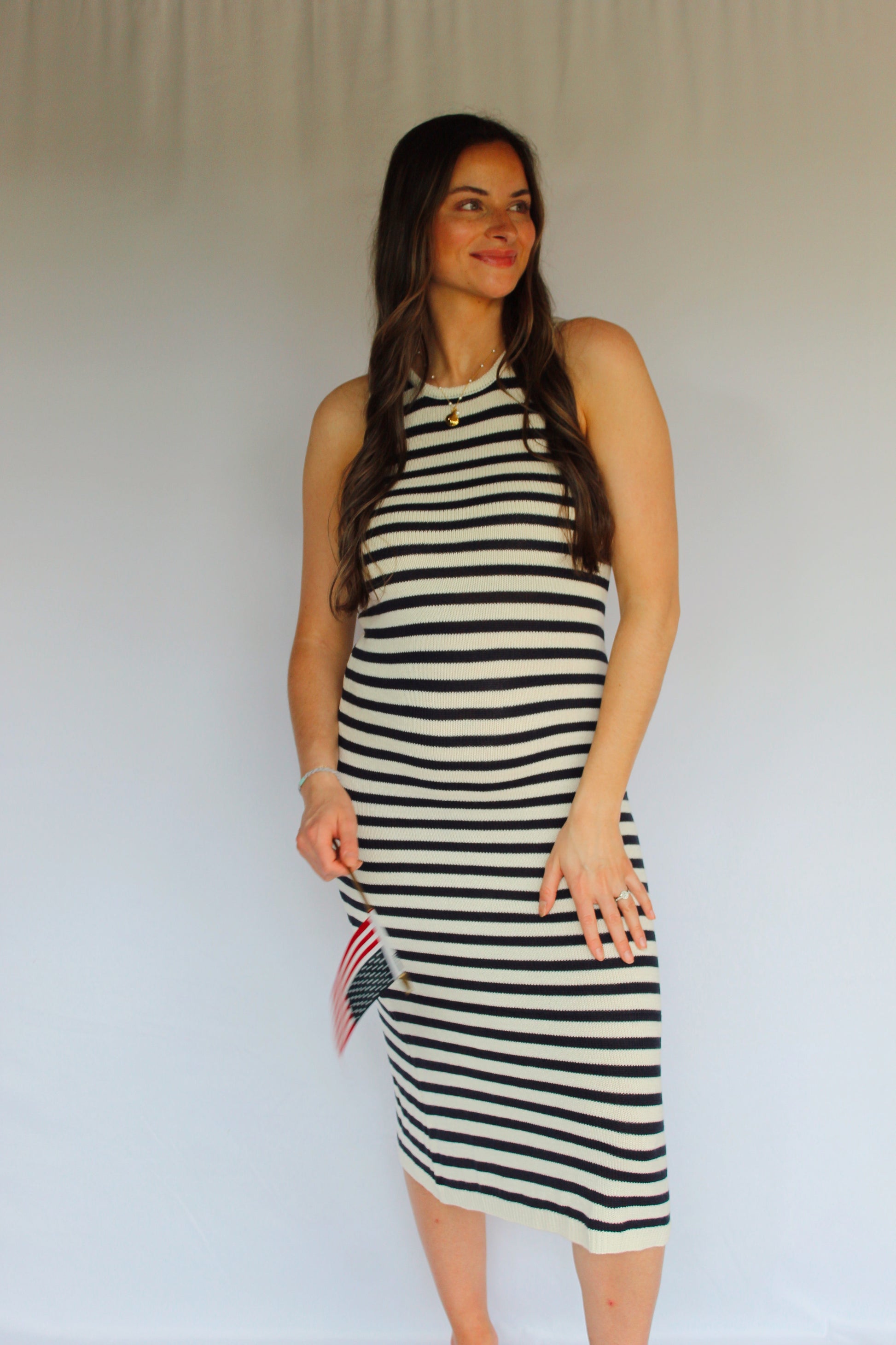 liza midi dress Fat Face - Ivory Floral