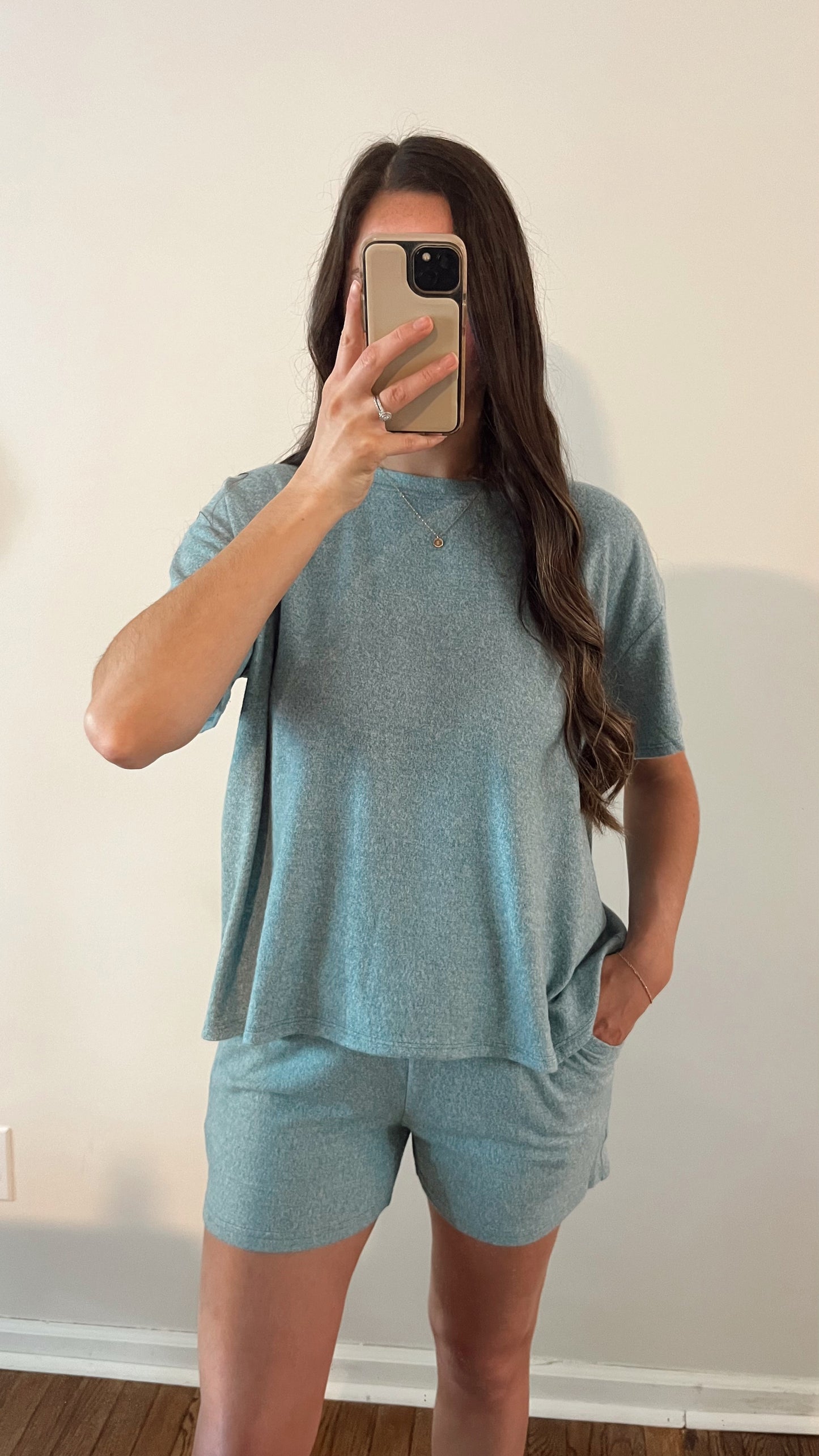 Cloud Nine Lounge Set / Dusty Teal