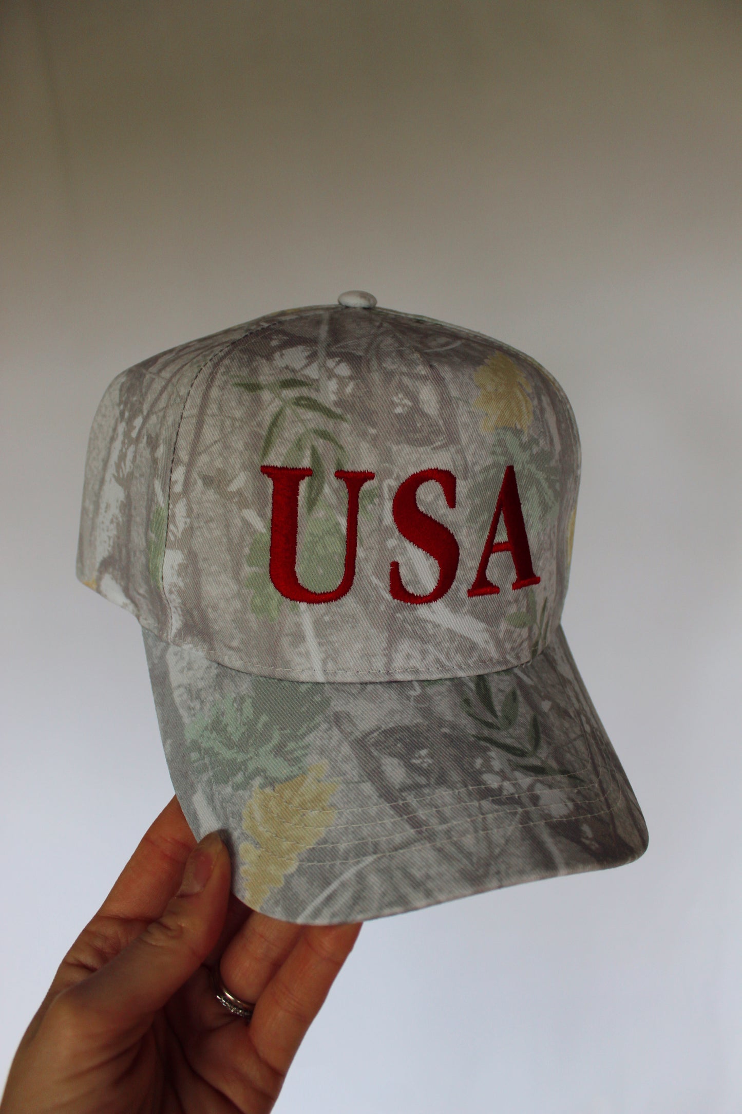 Camo USA Hat