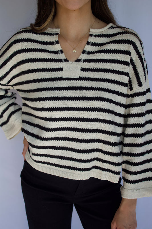 Sophie Striped Knit Sweater