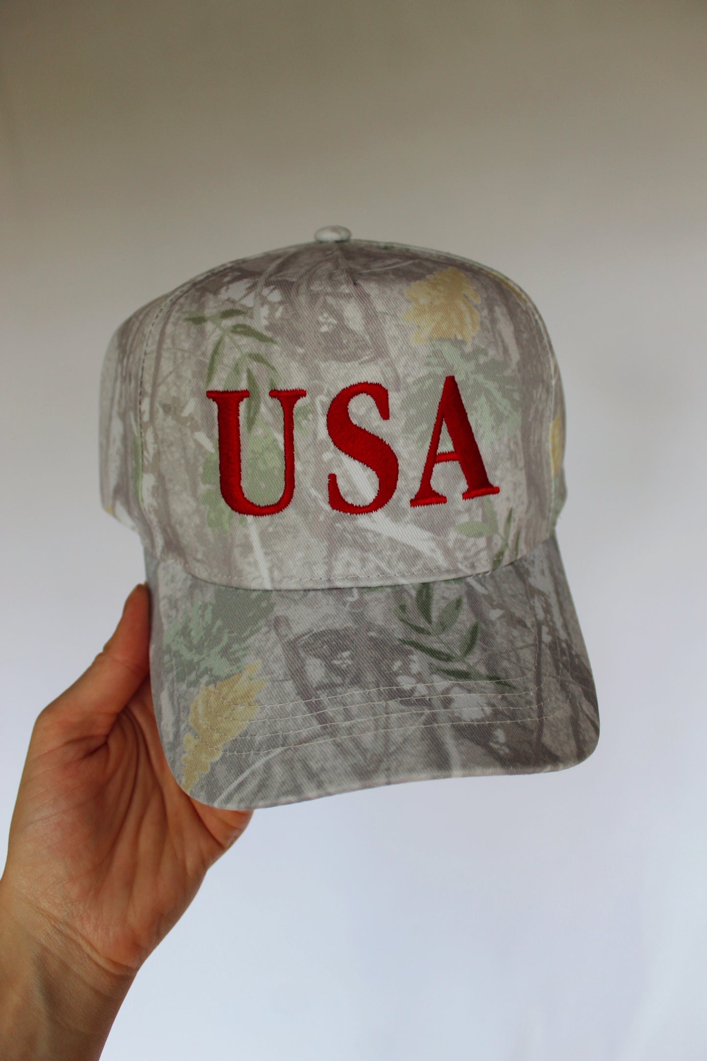 Camo USA Hat