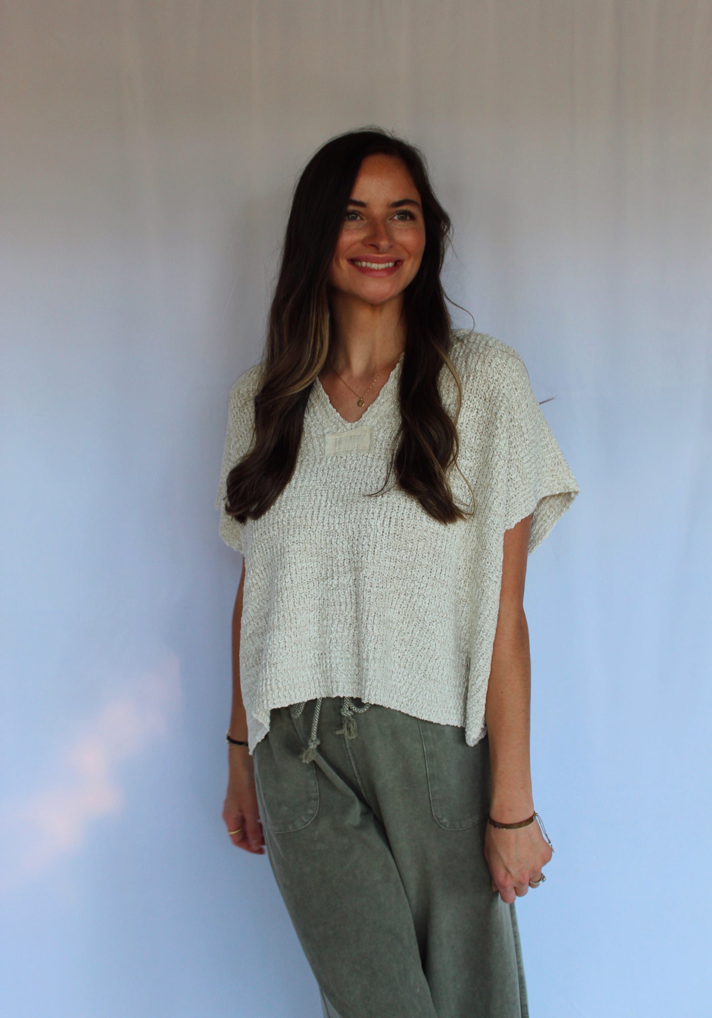 Karly Knit Top / Sand