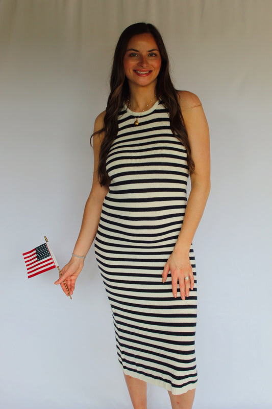 Harbor Knit Midi Dress