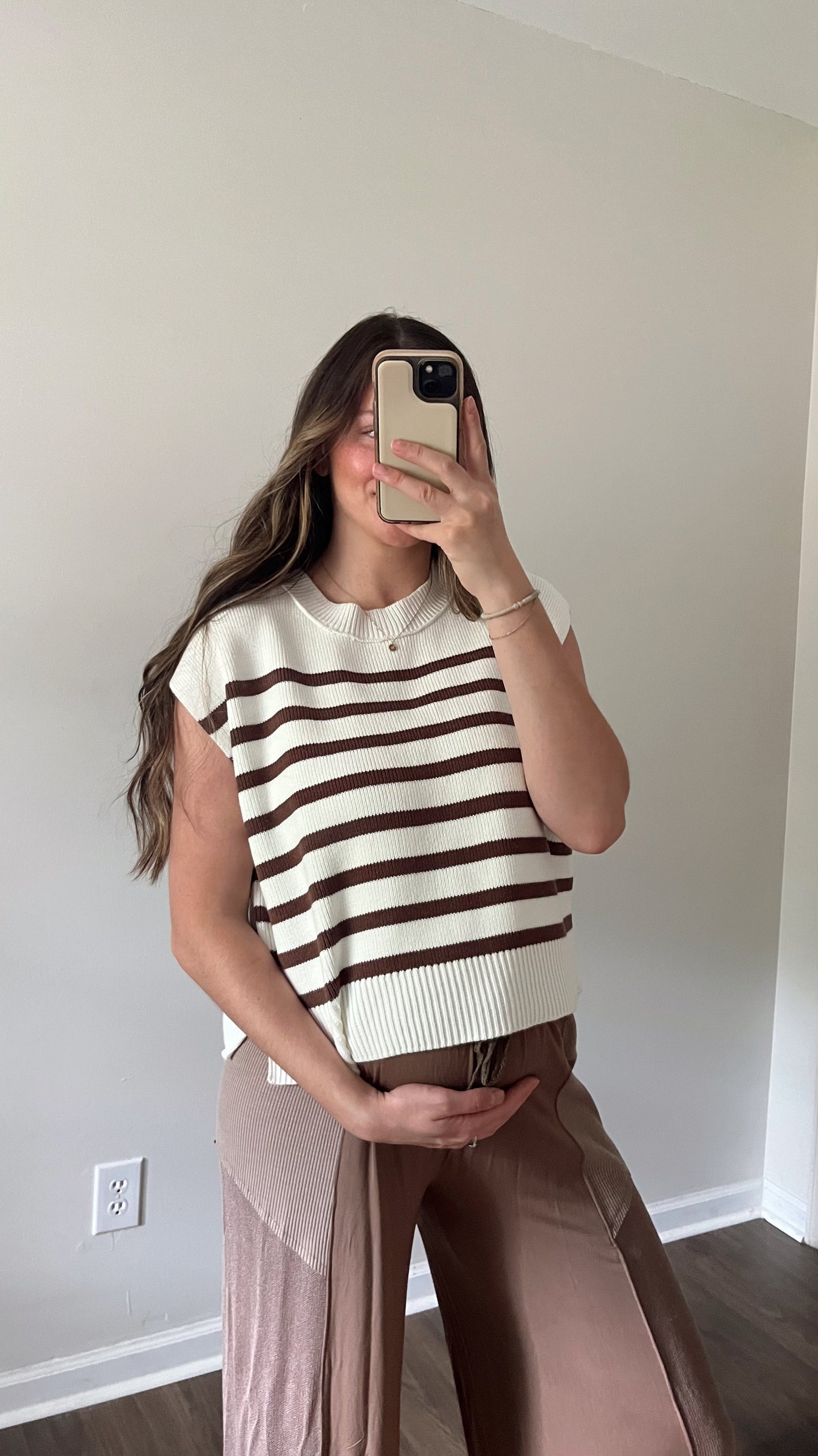 Sutton Striped Sweater Vest