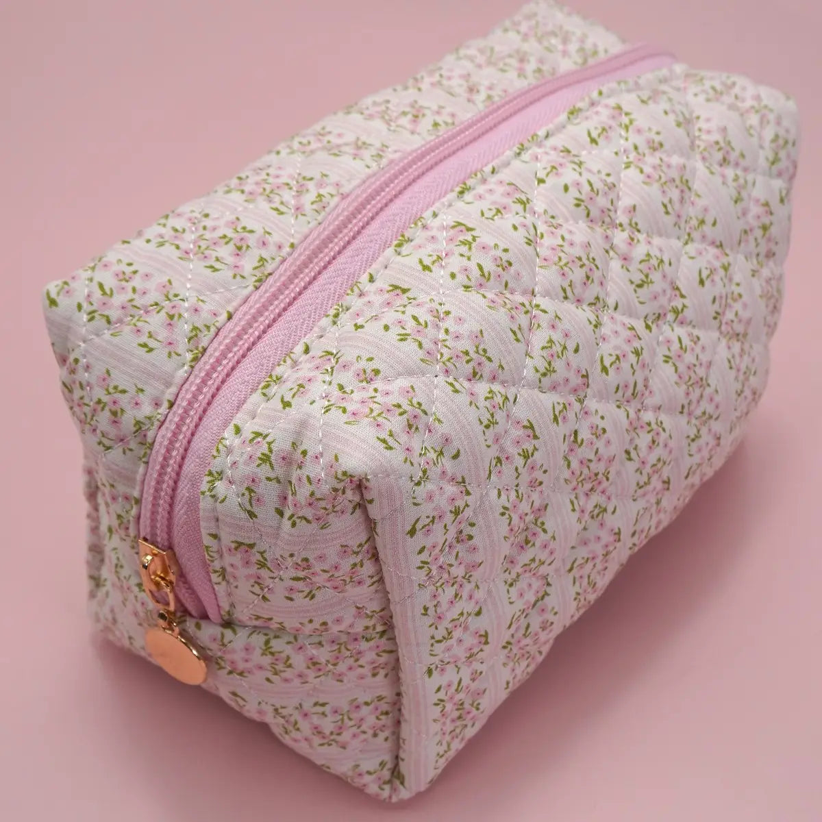 Quilted Cosmetic Bags / 3 colors