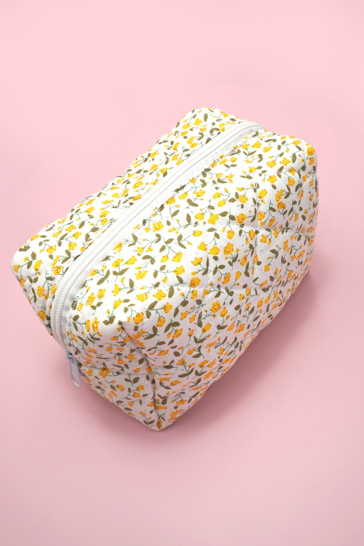 Quilted Cosmetic Bags / 3 colors